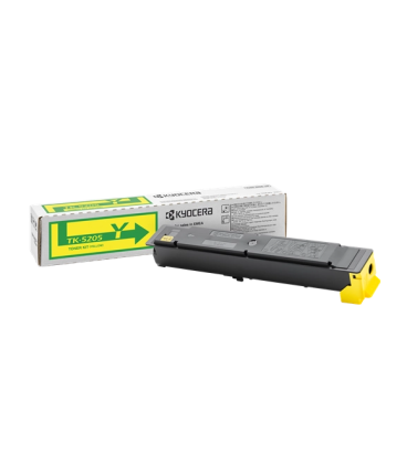 Original Kyocera TK-5205Y Yellow Toner Cartridge
