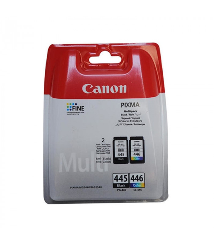 Original Canon PG-445 and CL-446 Black and Colour Ink Cartridge ...