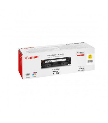 Original Canon CRG 718 Yellow Toner Cartridge