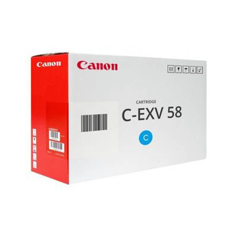 Original Canon C-EXV 58 Cyan Toner Cartridge - United Copiers