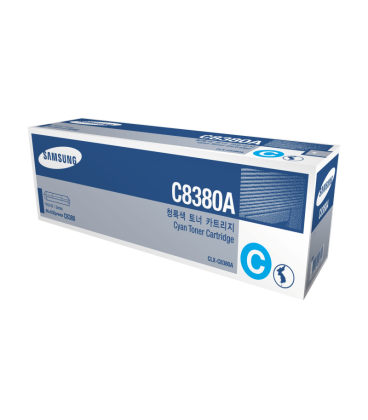 Original Samsung CLX-C8380A Cyan Toner Cartridge