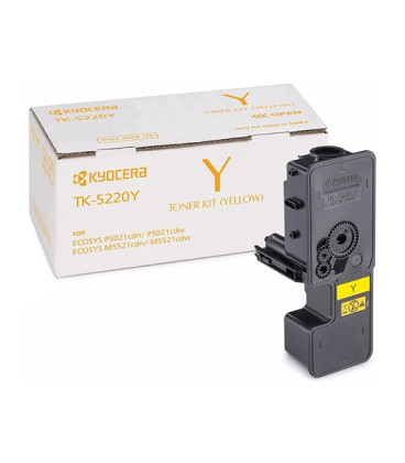 Kyocera TK-5220Y Yellow Cartridge