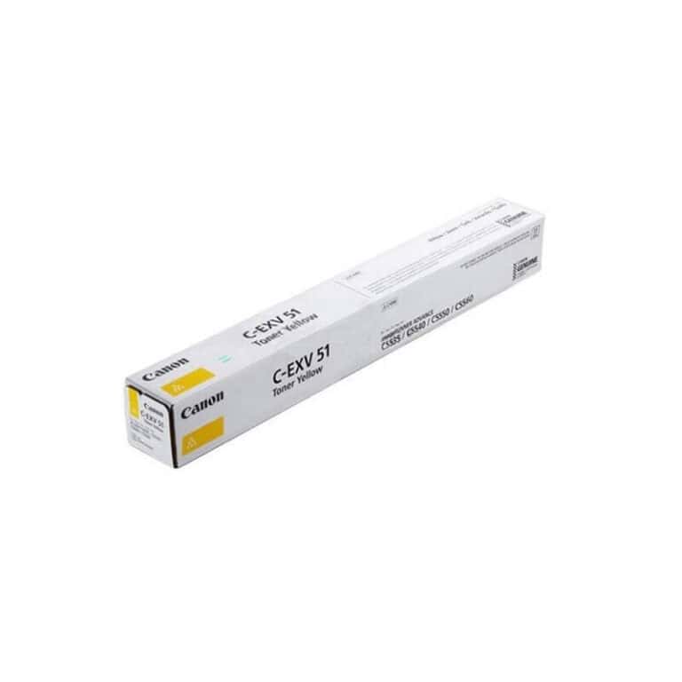 Compatible Canon C-EXV51 Yellow Toner Cartridge