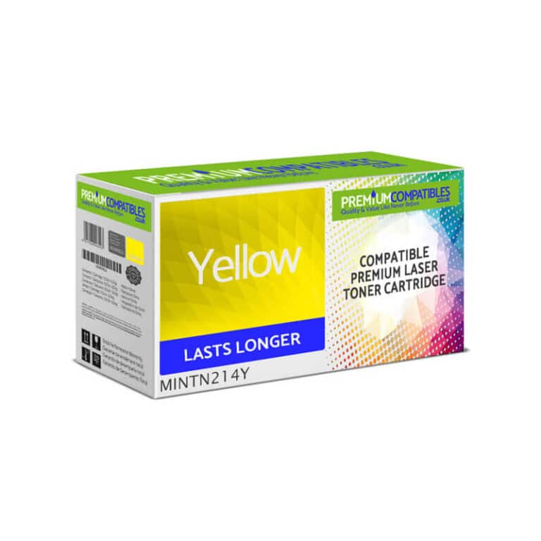 Compatible Konica Minolta TN214Y Yellow Toner Cartridge