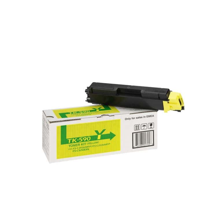 Compatible Kyocera TK590Y Yellow Toner Cartridge