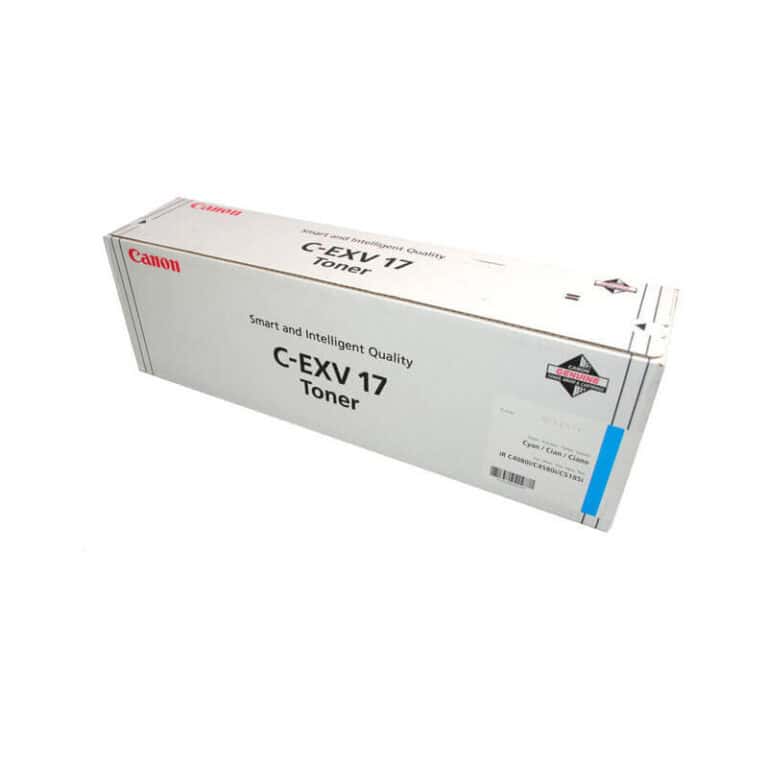 Original Canon C-EXV 17 Cyan Toner Cartridge
