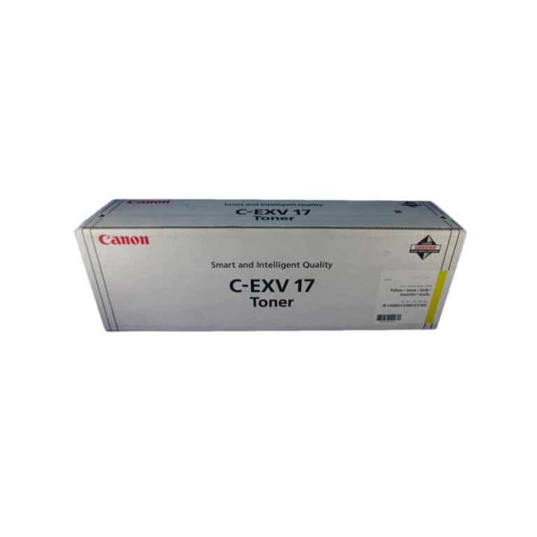 Original Canon C-EXV 17 Yellow Toner Cartridge