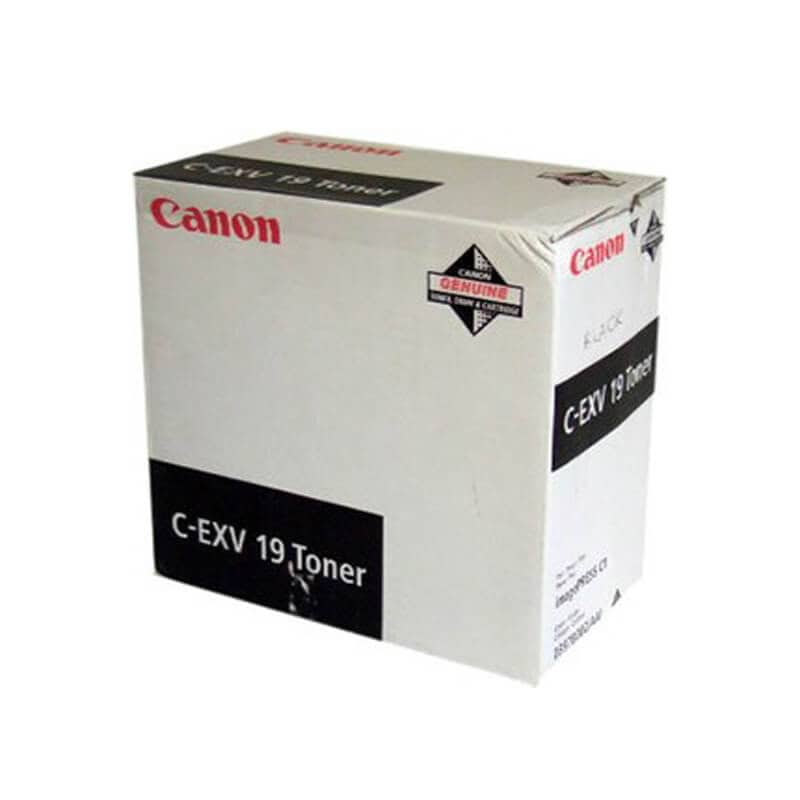 Original Canon C-EXV 19 Black Toner Cartridge Original Canon C-EXV 19 Black Toner Cartridge