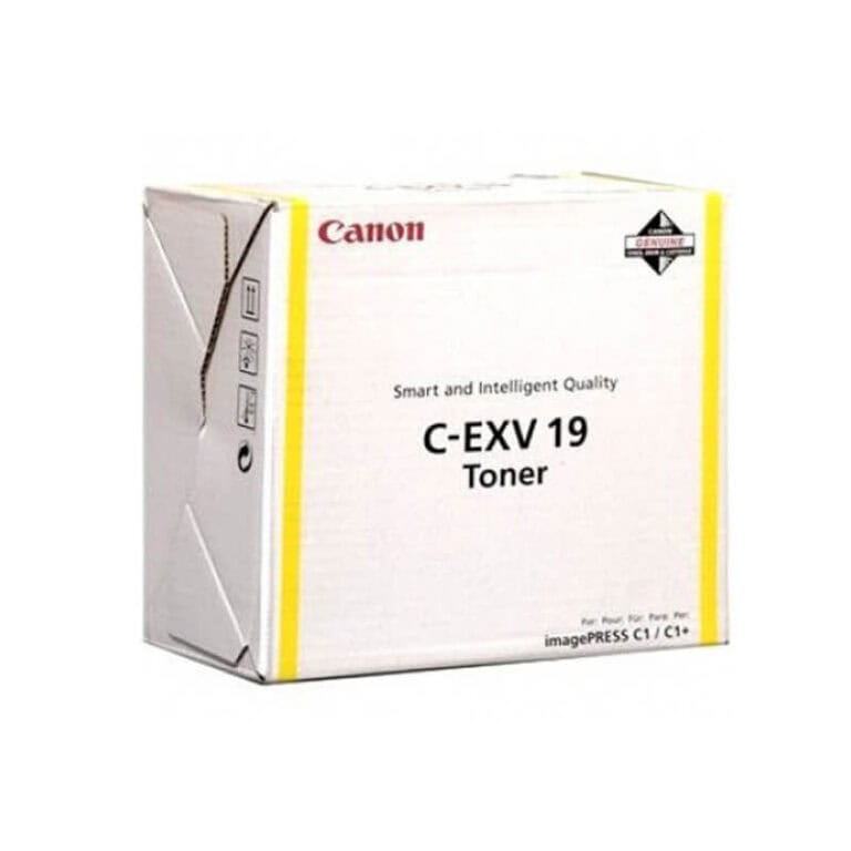 Original Canon C-EXV 19 Yellow Toner Cartridge