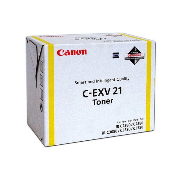 Original Canon C-EXV 21 Yellow Toner Cartridge
