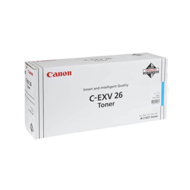Original Canon C-EXV 26 Cyan Toner Cartridge