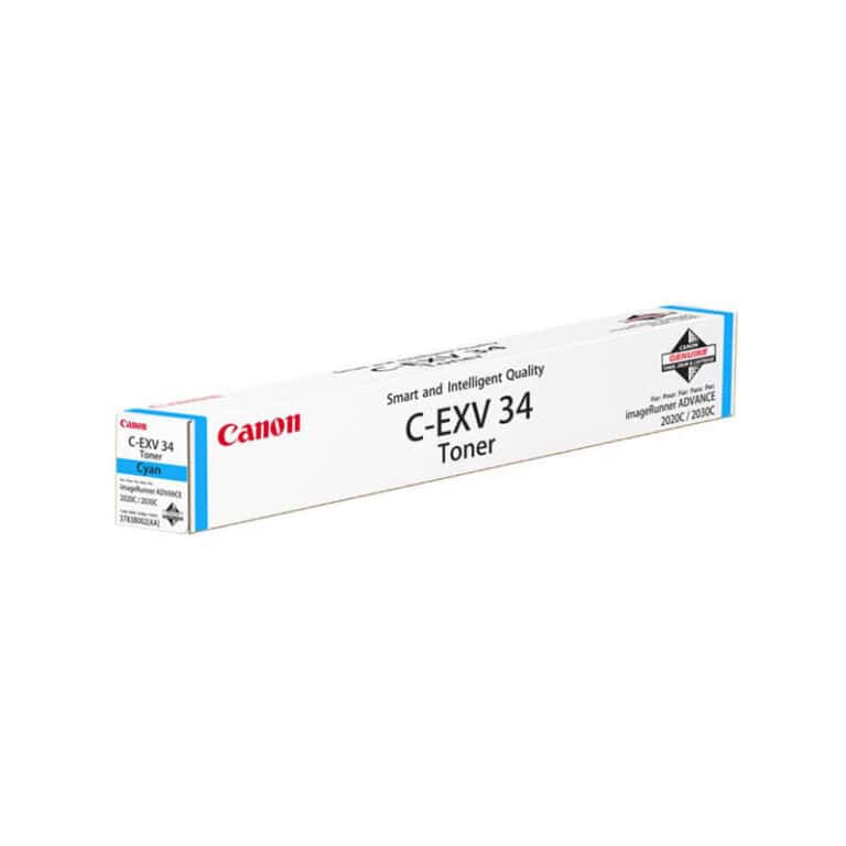 Original Canon C-EXV 34 Cyan Toner Cartridge