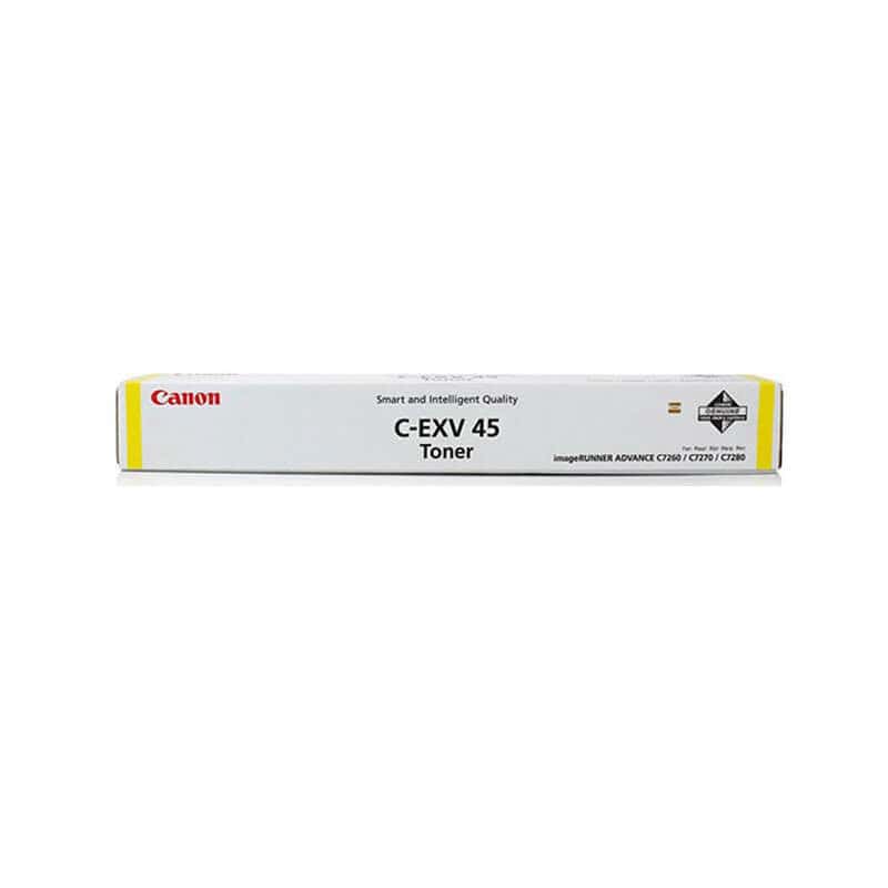 Original Canon C-EXV 45 Yellow Toner Cartridge Original Canon C-EXV 45 Yellow Toner Cartridge