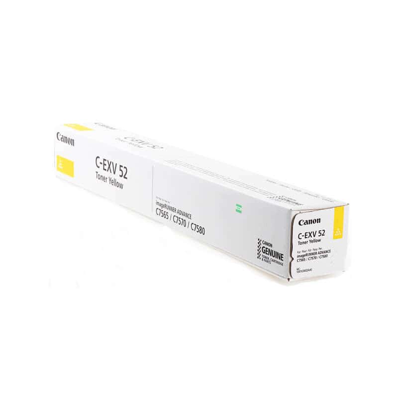 Original Canon C-EXV 52 Yellow Toner Cartridge Original Canon C-EXV 52 Yellow Toner Cartridge