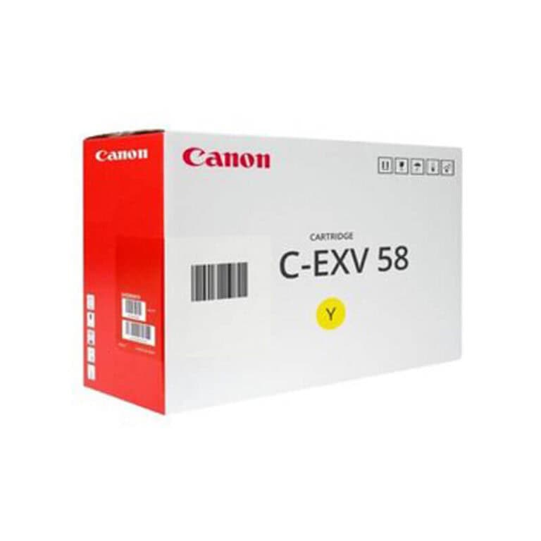 Original Canon C-EXV 58 Yellow Toner Cartridge