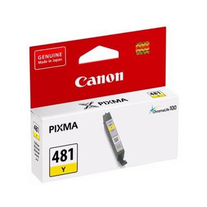 Original Canon CLI-481 Yellow Ink Cartridge Original Canon CLI-481 Yellow Ink Cartridge