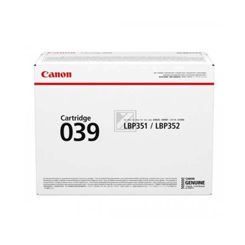 Original Canon CRG 039 Black Toner Cartridge Original Canon CRG 039 Black Toner Cartridge