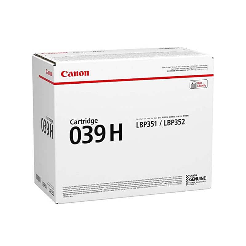 Original Canon CRG 039H Black Toner Cartridge Original Canon CRG 039H Black Toner Cartridge