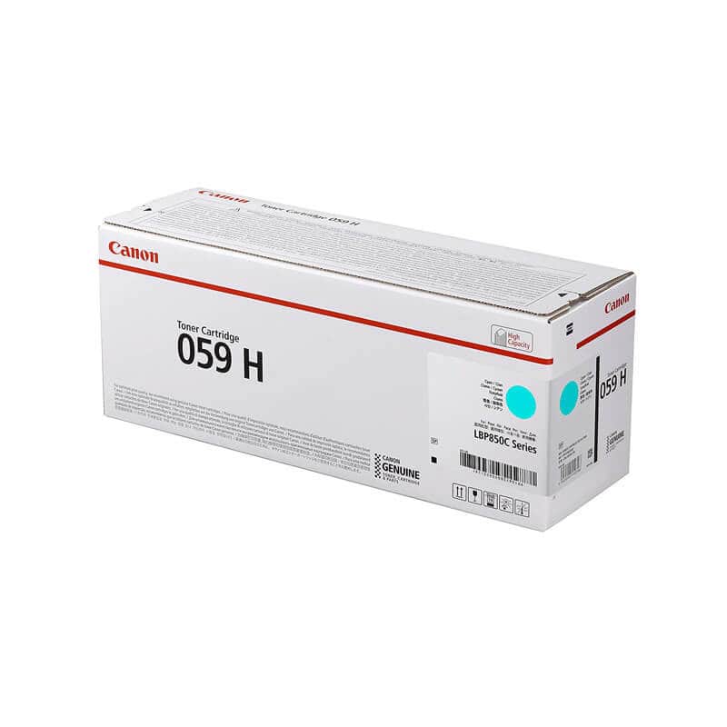 Original Canon CRG 059H Cyan Toner Cartridge Original Canon CRG 059H Cyan Toner Cartridge