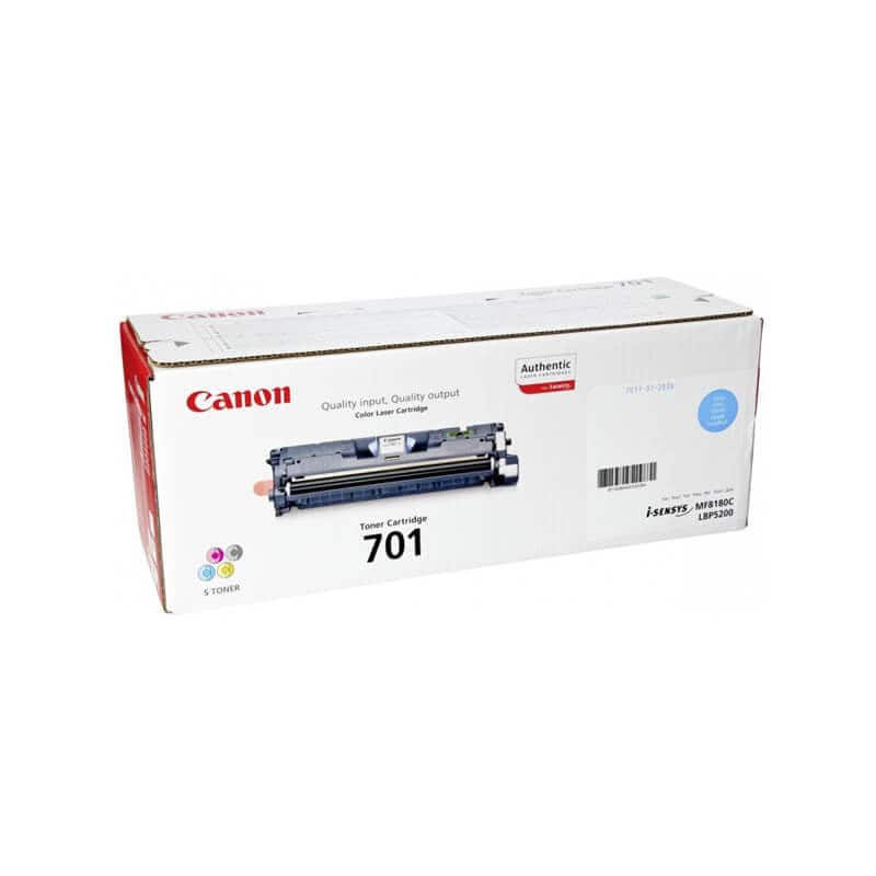 Original Canon CRG 701 Cyan Toner Cartridge Original Canon CRG 701 Cyan Toner Cartridge