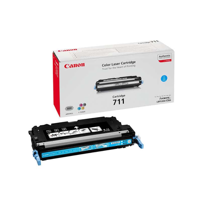 Original Canon CRG 711 Cyan Toner Cartridge Original Canon CRG 711 Cyan Toner Cartridge