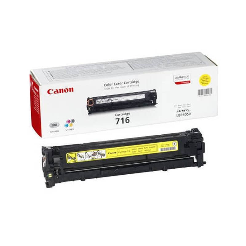 Original Canon CRG 716 Yellow Toner Cartridge Original Canon CRG 716 Yellow Toner Cartridge