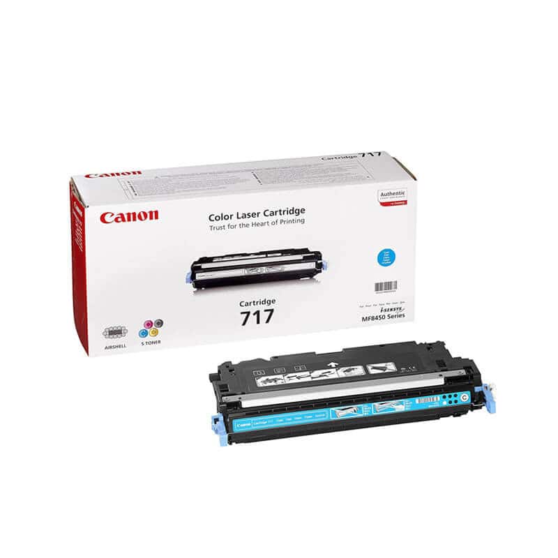 Original Canon CRG 717 Cyan Toner Cartridge Original Canon CRG 717 Cyan Toner Cartridge