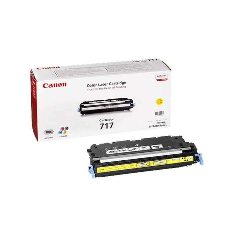 Original Canon CRG 717 Yellow Toner Cartridge Original Canon CRG 717 Yellow Toner Cartridge