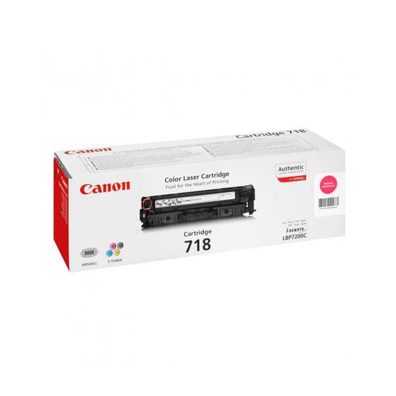 Original Canon CRG 718 Magenta Toner Cartridge Original Canon CRG 718 Magenta Toner Cartridge