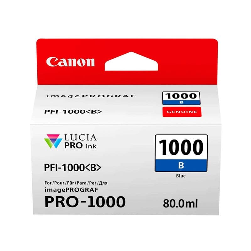 Original Canon PFI-1000 Blue Ink Cartridge Original Canon PFI-1000 Blue Ink Cartridge
