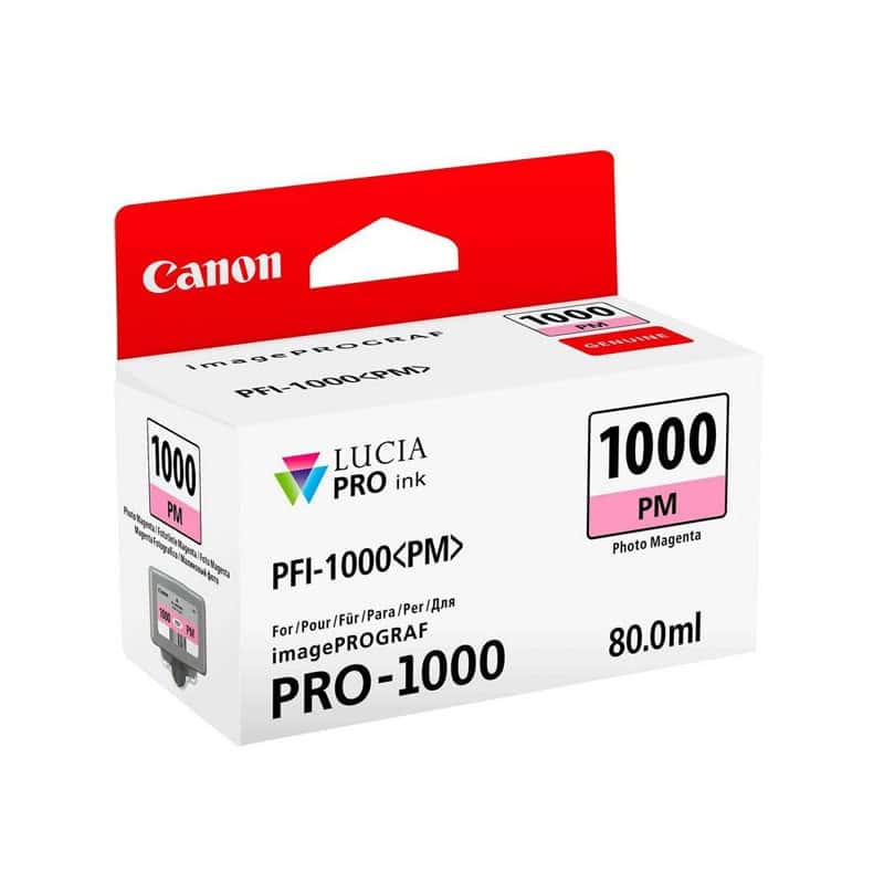 Original Canon PFI-1000 Photo Magenta Ink Cartridge Original Canon PFI-1000 Photo Magenta Ink Cartridge