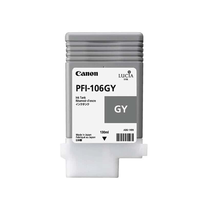Original Canon PFI-106 Grey Ink Cartridge Original Canon PFI-106 Grey Ink Cartridge