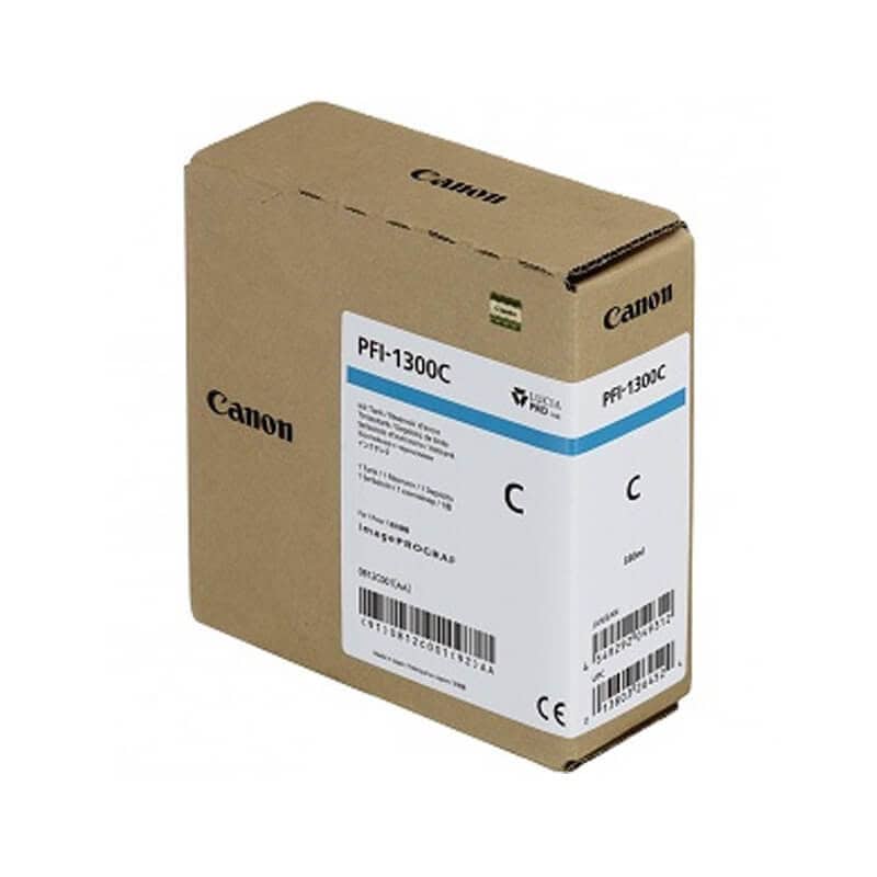Original Canon PFI-1300 Cyan Ink Catridge Original Canon PFI-1300 Cyan Ink Catridge