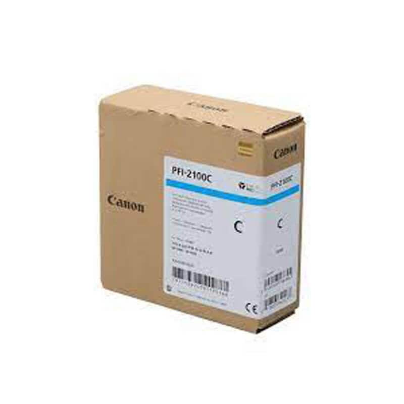 Original Canon PFI-2100 Cyan Ink Cartridge Original Canon PFI-2100 Cyan Ink Cartridge