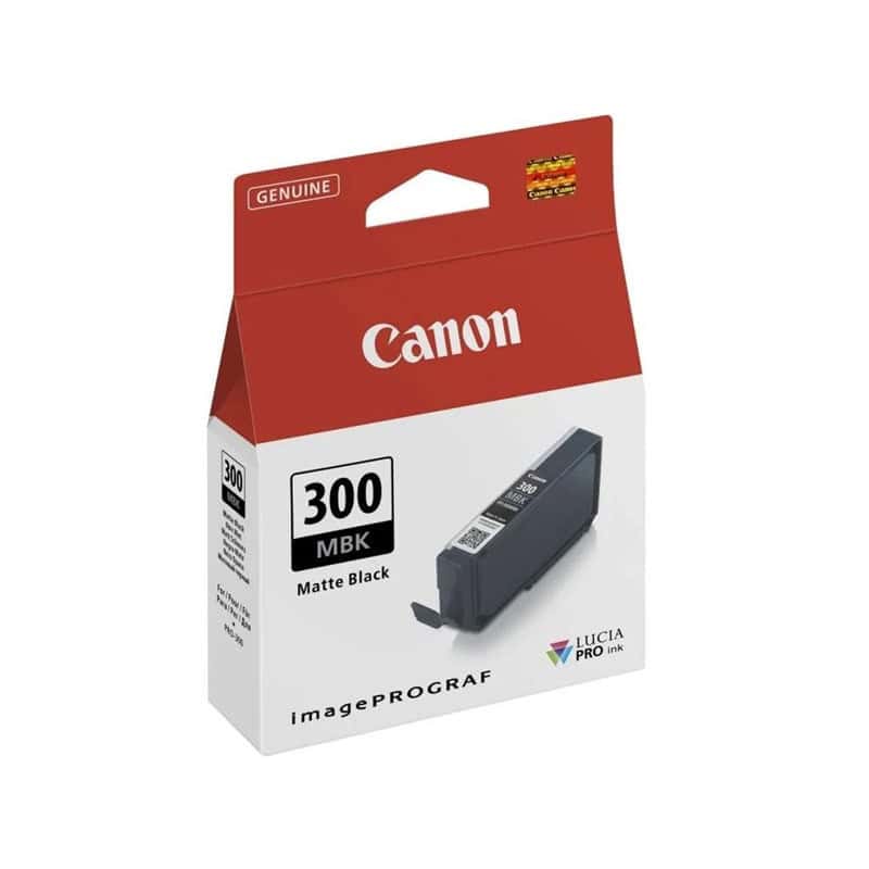 Original Canon PFI-300 Matte Black Ink Cartridge Original Canon PFI-300 Matte Black Ink Cartridge
