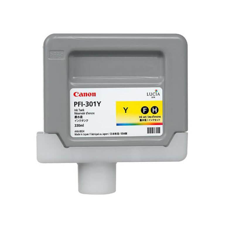 Original Canon PFI-301 Yellow Ink Catridge