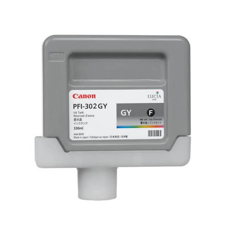 Original Canon PFI-302 Grey Ink Catridge