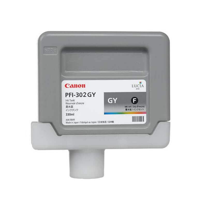 Original Canon PFI-302 Grey Ink Catridge Original Canon PFI-302 Grey Ink Catridge
