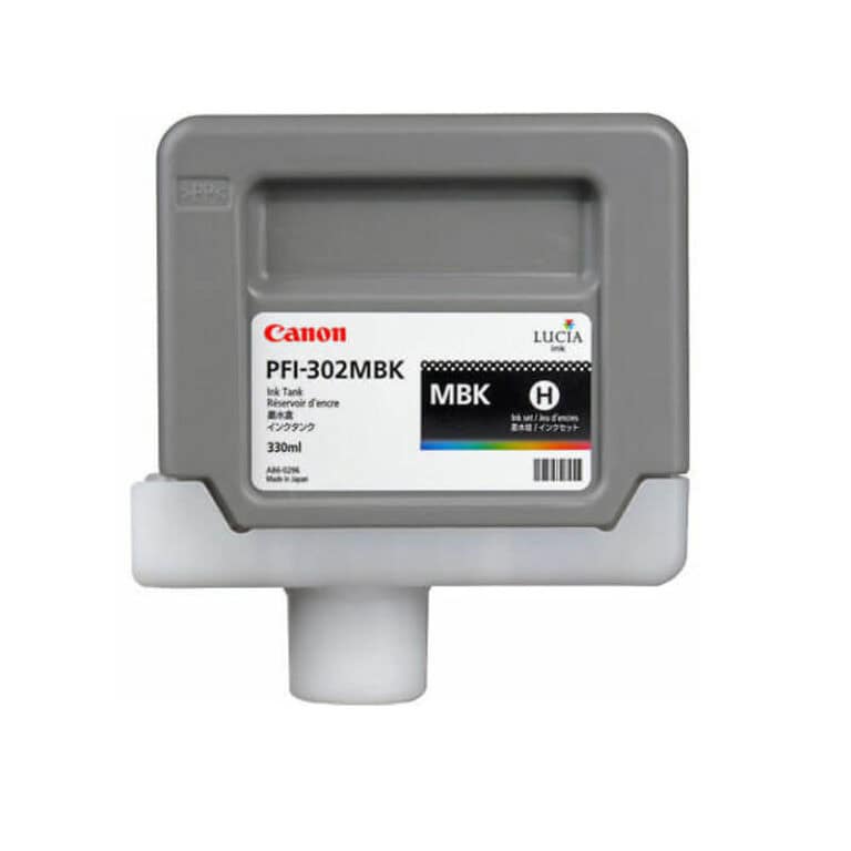 Original Canon PFI-302 Matte Black Ink Catridge
