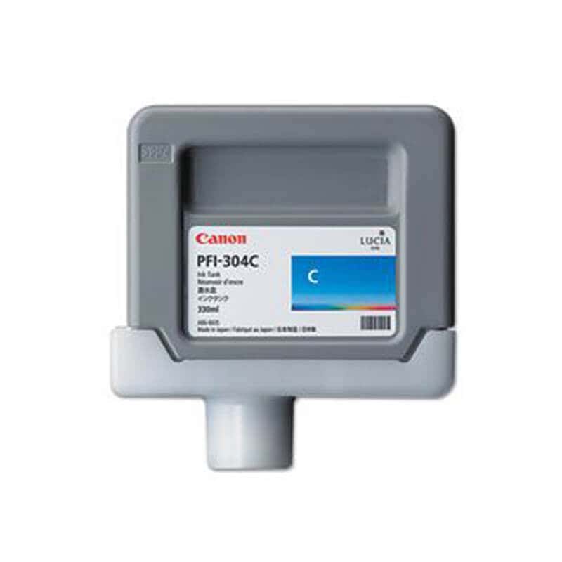Original Canon PFI-304 Cyan Ink Cartridge Original Canon PFI-304 Cyan Ink Cartridge