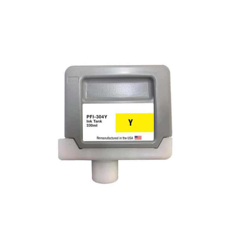 Original Canon PFI-304 Yellow Ink Cartridge Original Canon PFI-304 Yellow Ink Cartridge