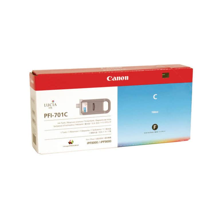 Original Canon PFI-701 Cyan Ink Catridge