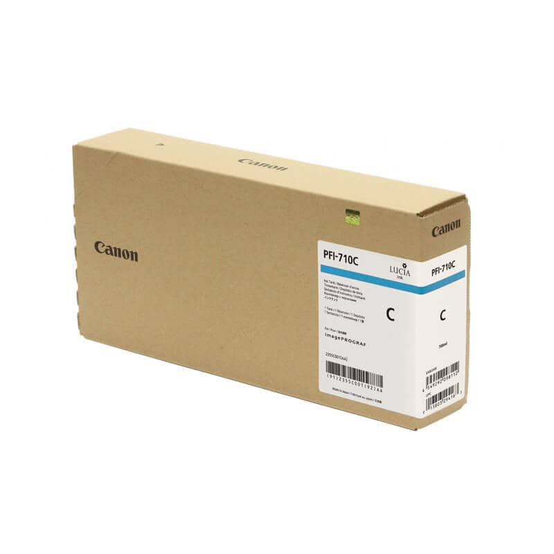 Original Canon PFI-710 Cyan Ink Catridge Original Canon PFI-710 Cyan Ink Catridge