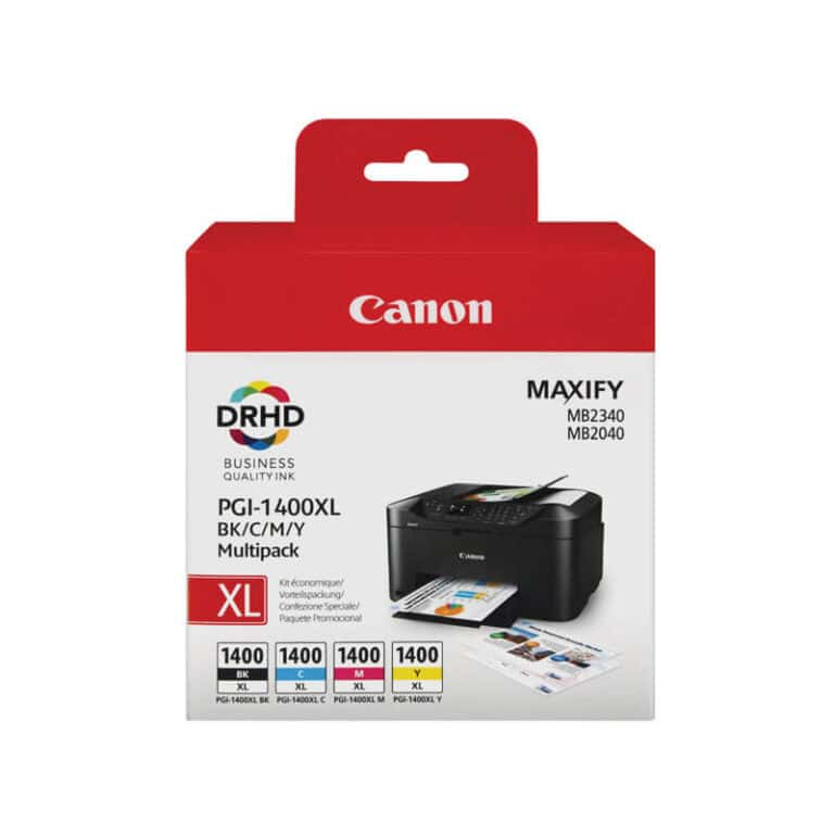 Original Canon PGI-1400XL Black and Colour Ink Cartridge Multipack