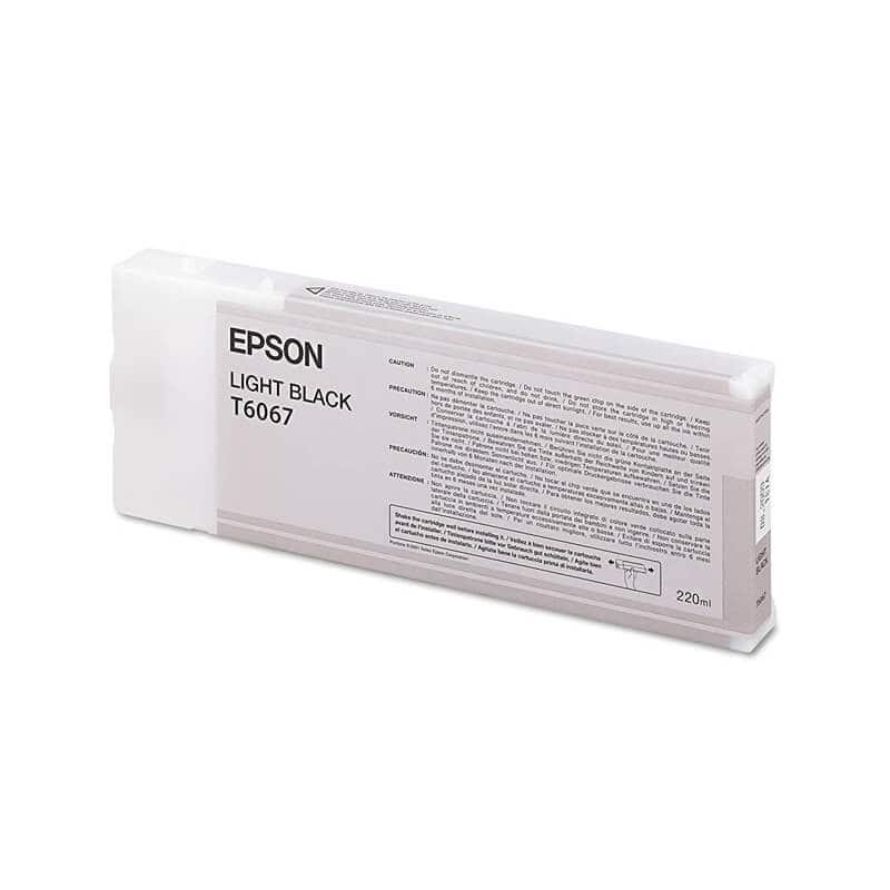 Original Epson T606700 Light Black Ink Cartridge Original Epson T606700 Light Black Ink Cartridge
