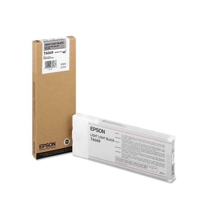 Original Epson T606900 Light Light Black Ink Cartridge Original Epson T606900 Light Light Black Ink Cartridge