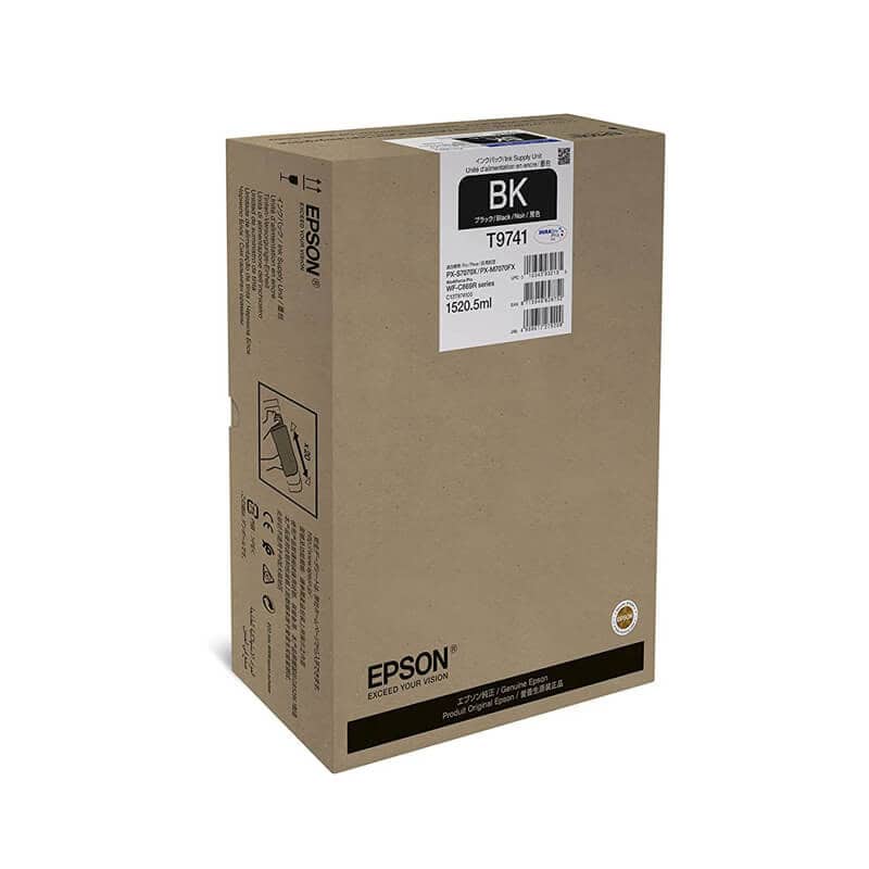 Original Epson T9741 XXL Black Ink Bag Original Epson T9741 XXL Black Ink Bag