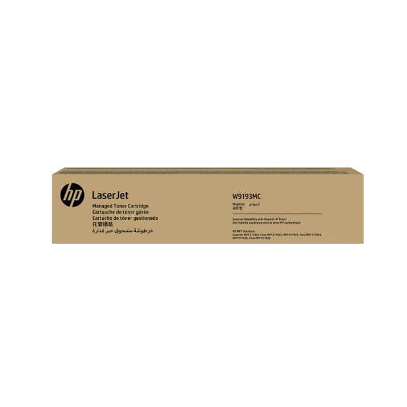 Original HP W9193MC Magenta Managed LaserJet Toner Cartridge Original HP W9193MC Magenta Managed LaserJet Toner Cartridge