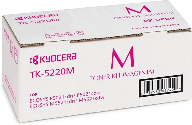 Original Kyocera TK-5220M Magenta Toner Cartridge 1