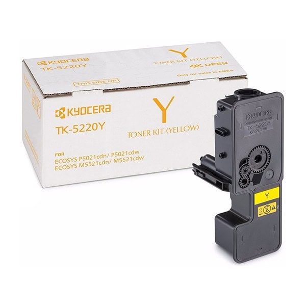 Original Kyocera TK-5220Y YellowToner Cartridge Original Kyocera TK-5220Y YellowToner Cartridge